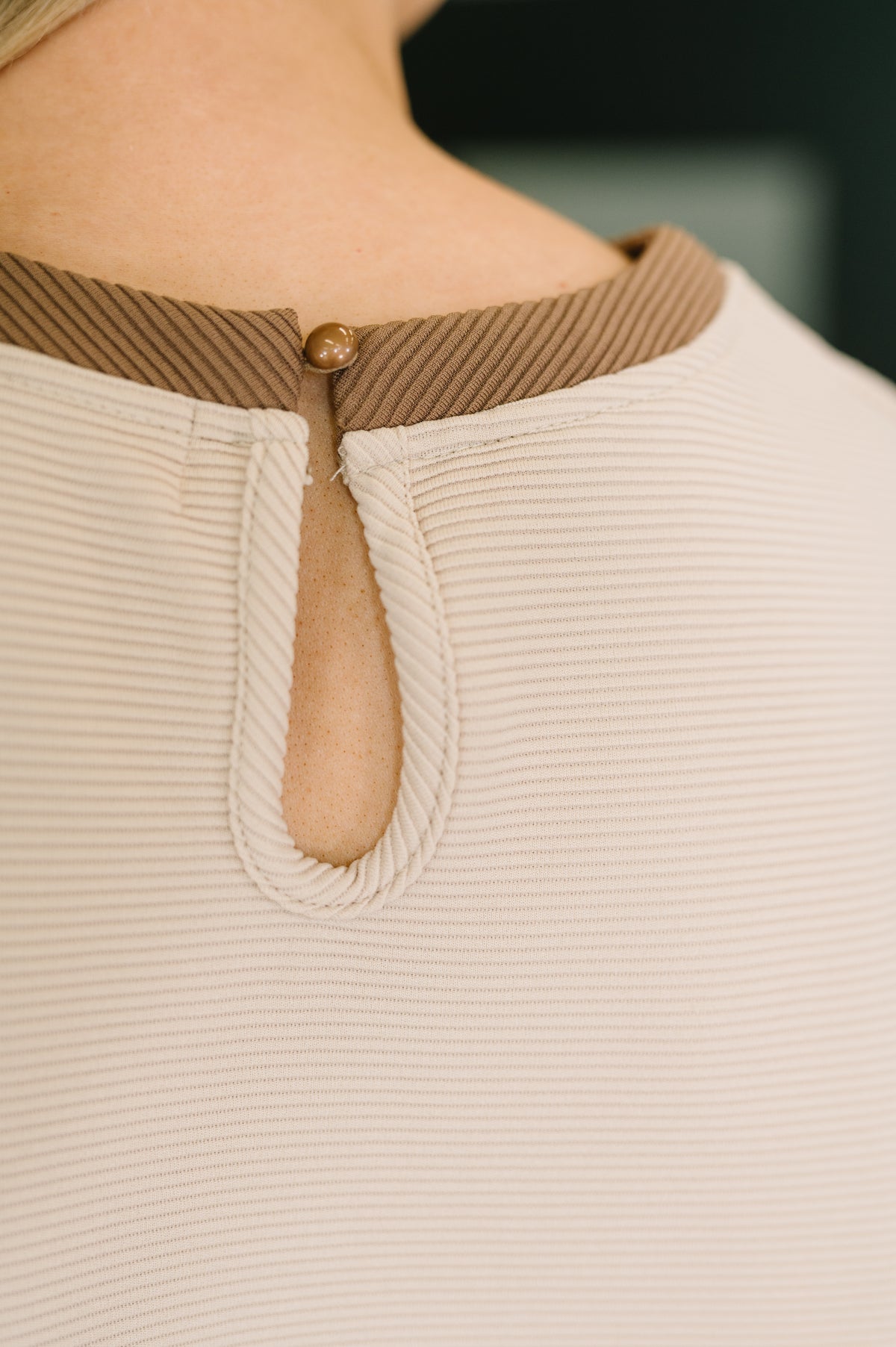 Your Place Or Mine Contrast Detail Midi Dress - 6/2/2026