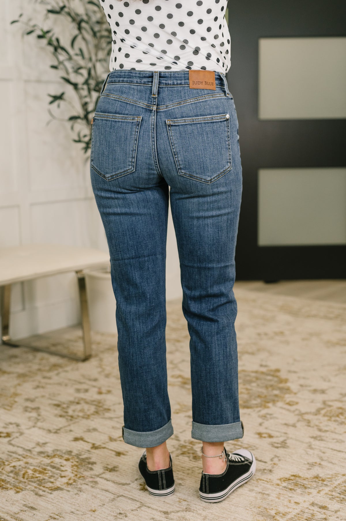 Zoey Mid Rise Billie Boyfriend Jean in Everyday Indigo - 9/30/2026