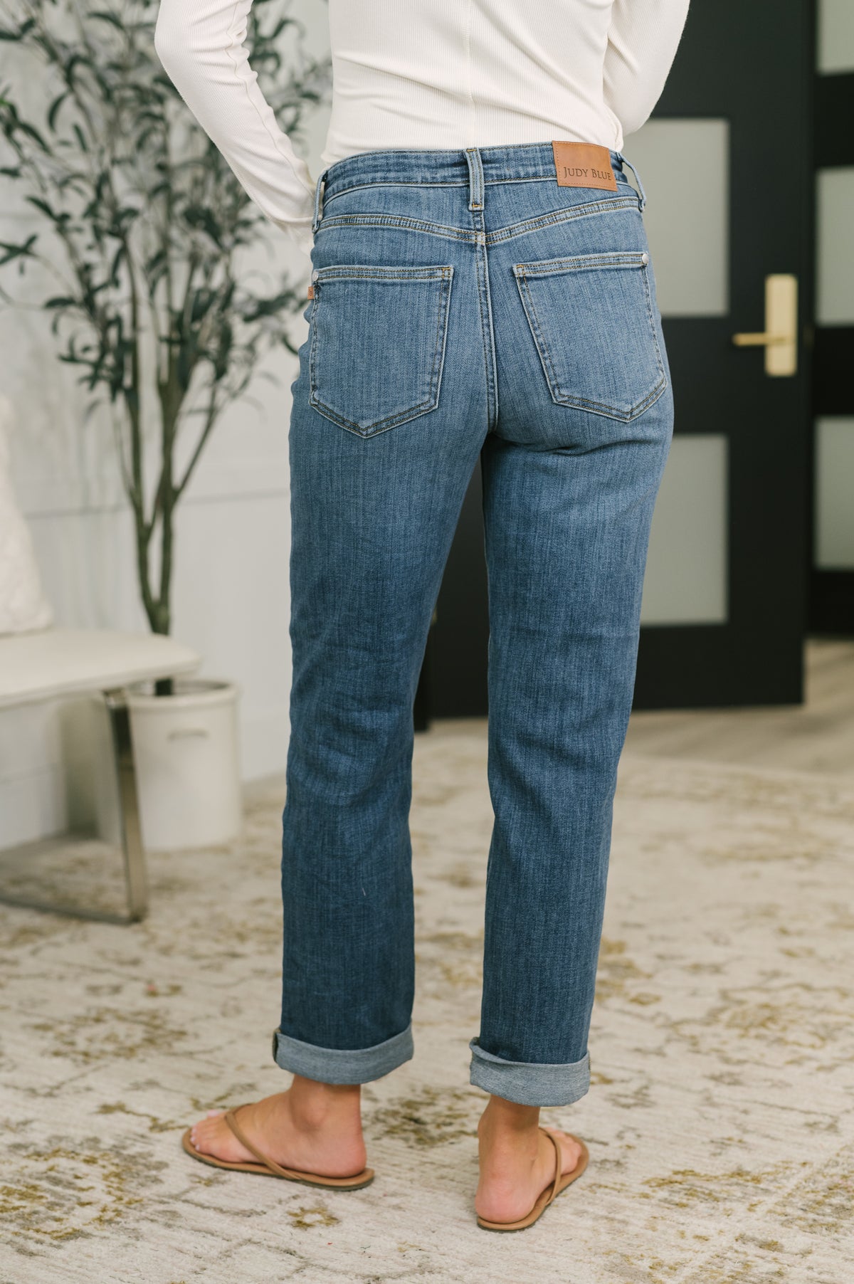 Zoey Mid Rise Billie Boyfriend Jean in Everyday Indigo - 9/30/2026 NEW