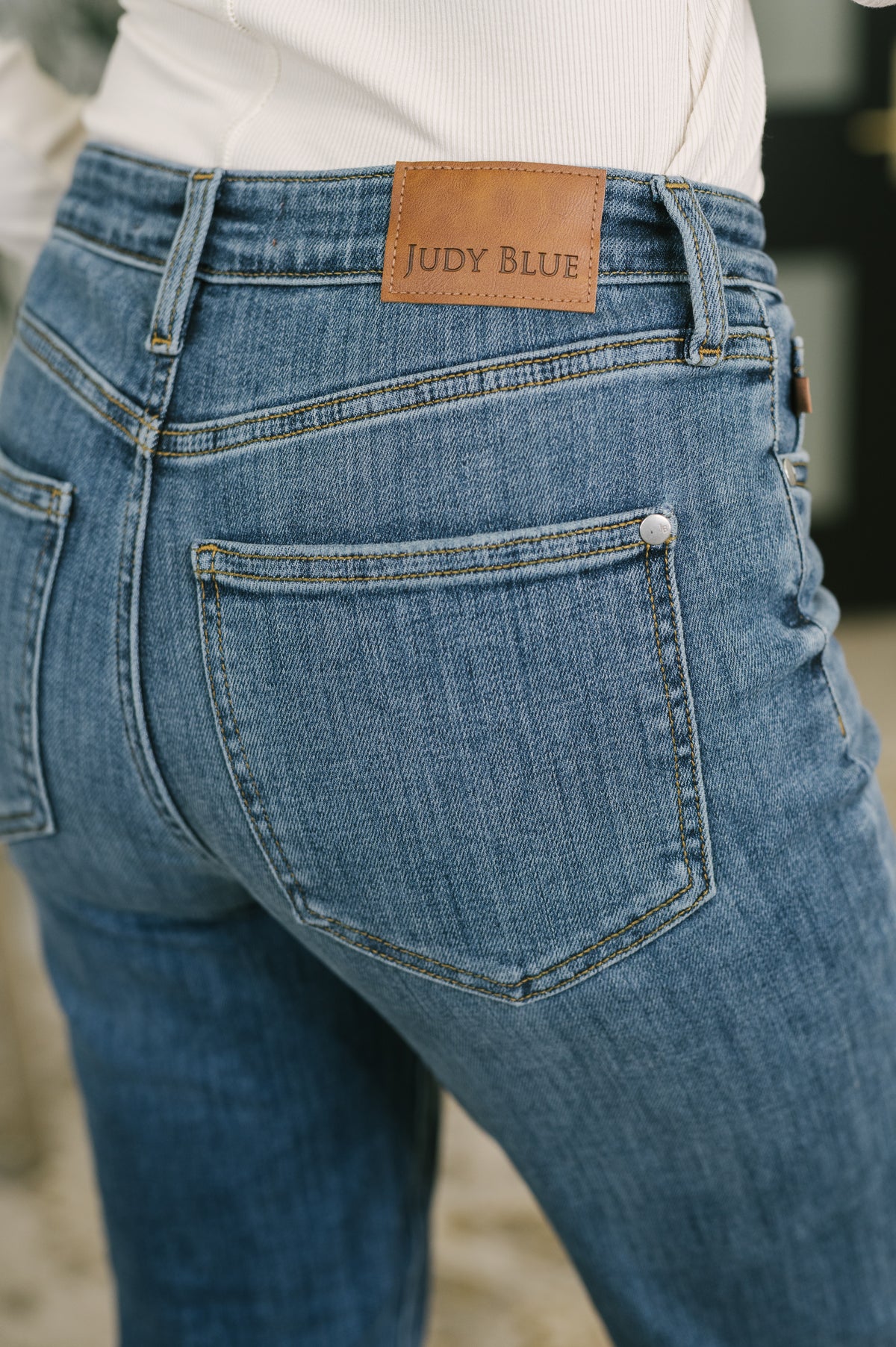 Zoey Mid Rise Billie Boyfriend Jean in Everyday Indigo - 9/30/2026 NEW