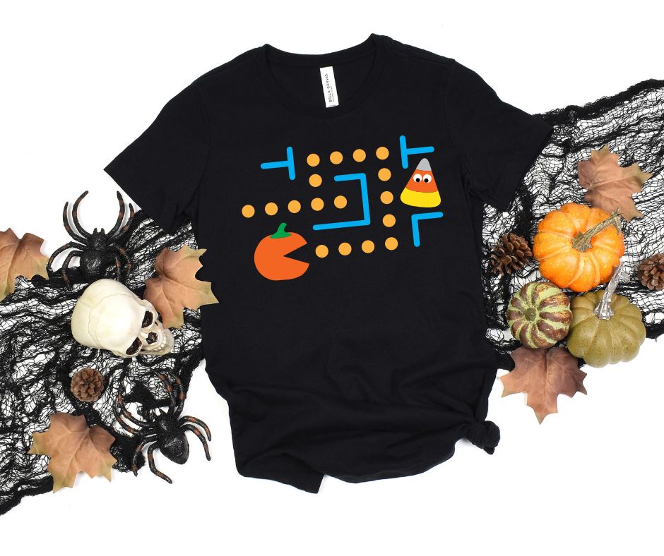 Candy Corn Muncher Graphic Tee in Adult Sizing - RTS