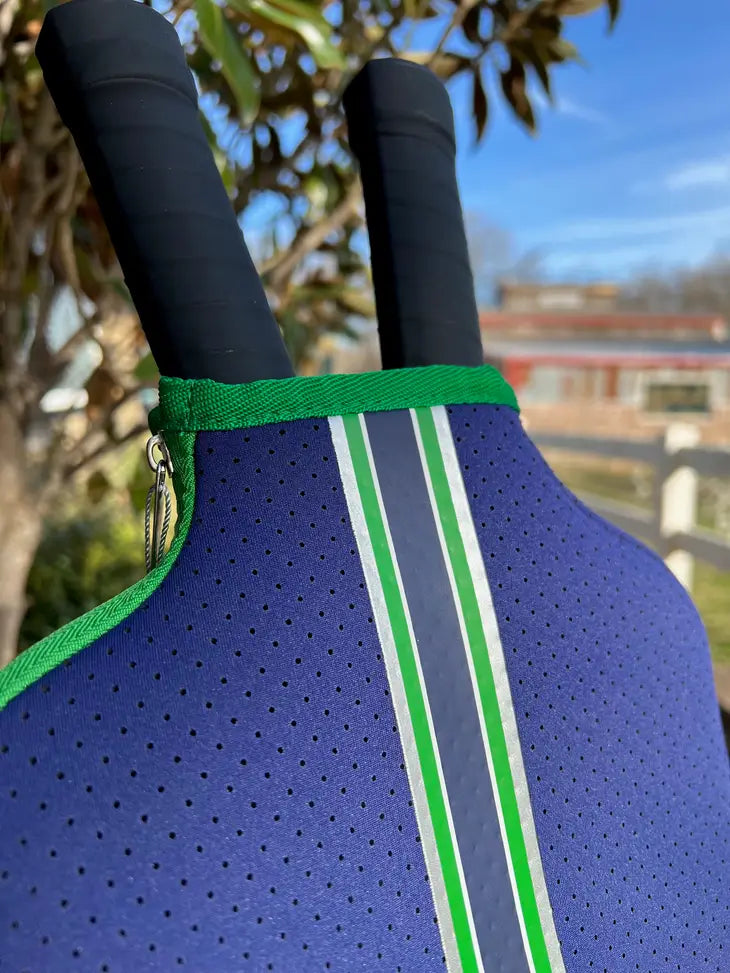 PREORDER: Pickleball Paddle Cover in Royal/Green