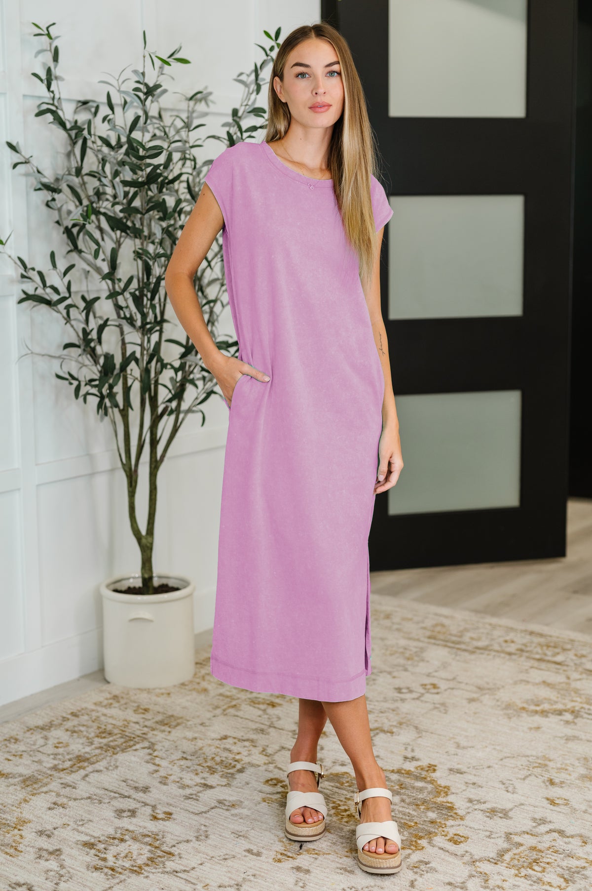 PREORDER: Mineral Wash Relaxed Maxi Tank Dress in Three Colors - Ships in 4 weeks