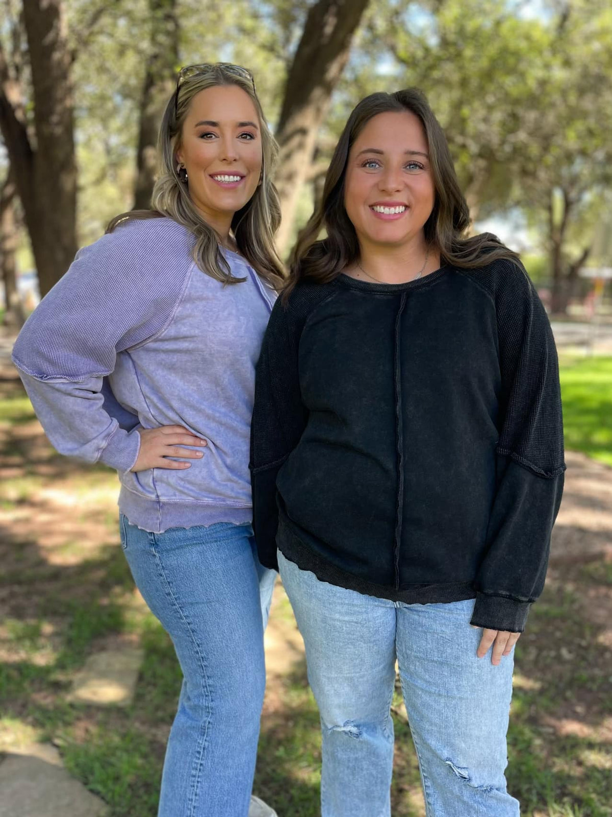 PREORDER: Best Selling Elliott Exposed Seam Sweatshirt in Five Colors - Ships in 4 weeks