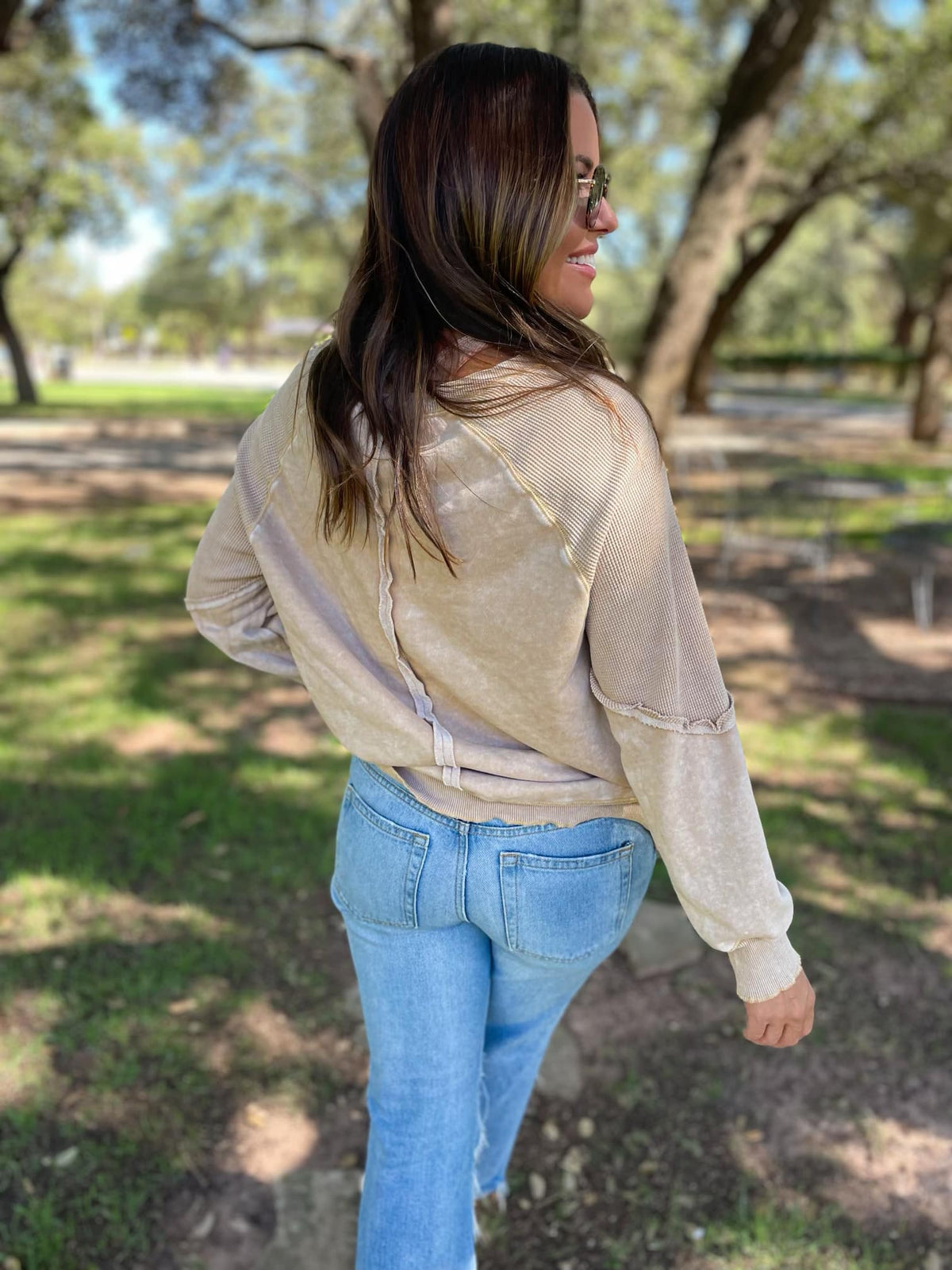 PREORDER: Best Selling Elliott Exposed Seam Sweatshirt in Five Colors - Ships in 4 weeks