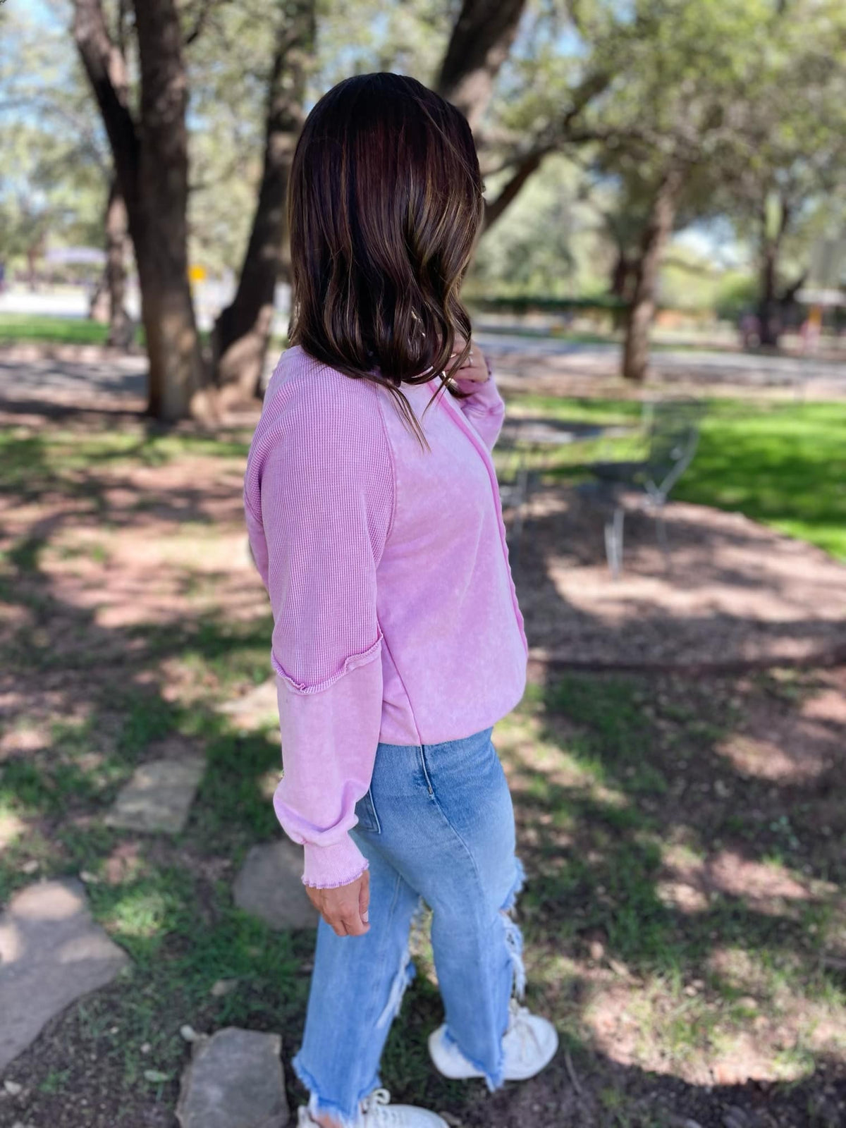 PREORDER: Best Selling Elliott Exposed Seam Sweatshirt in Five Colors - Ships in 4 weeks