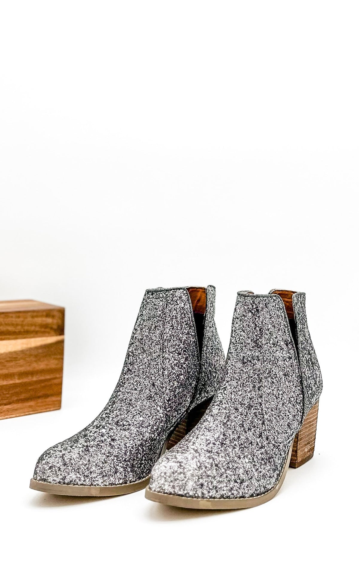 Fiera Booties in Pewter - Rural Haze