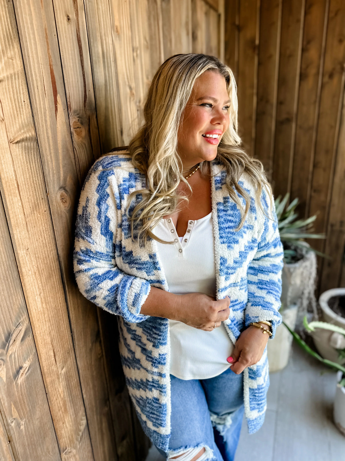 Avery Aztec Cloud Cardigan - RTS