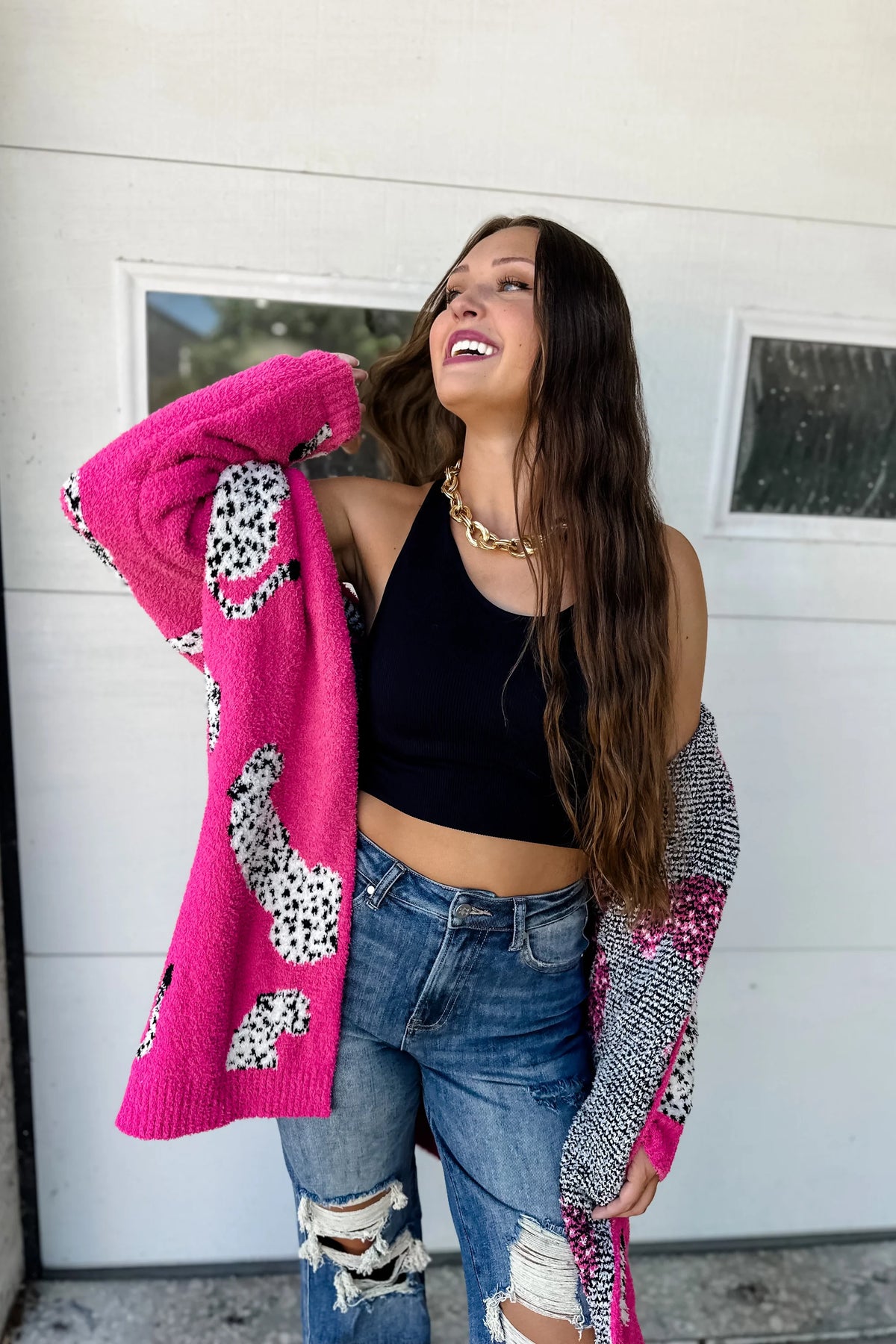 Wild About It Leopard Cardigan In Two Colors