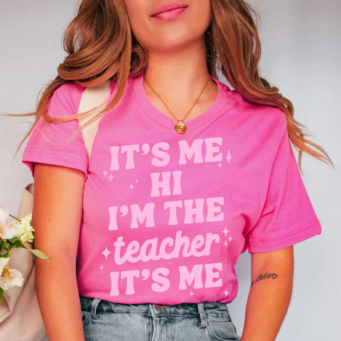 It's Me Hi I'm the Teacher It's Me Graphic Tee - RTS