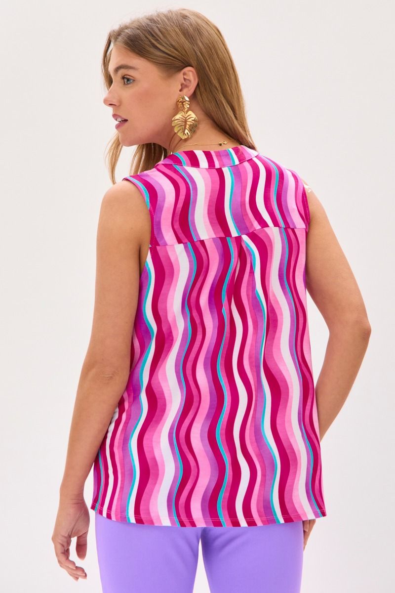 Dear Scarlett Lizzy Tank Top in Multi Pink - Summer 25 Capsule