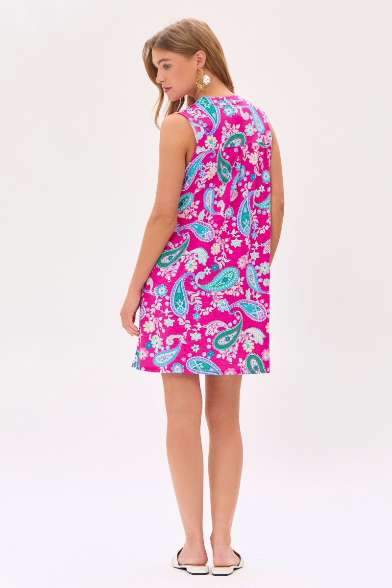 Dear Scarlett Lizzy Tank Dress in Hot Pink - Summer 25 Capsule