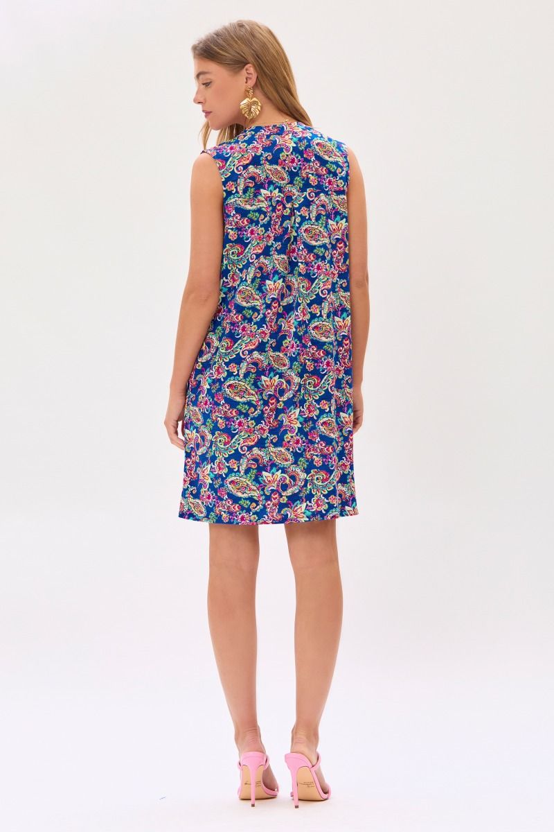 Dear Scarlett Lizzy Tank Dress in Royal - Summer 25 Capsule