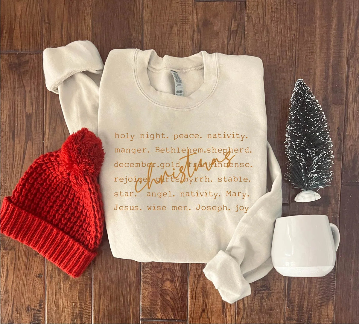 Nativity Words Sweatshirt - RTS