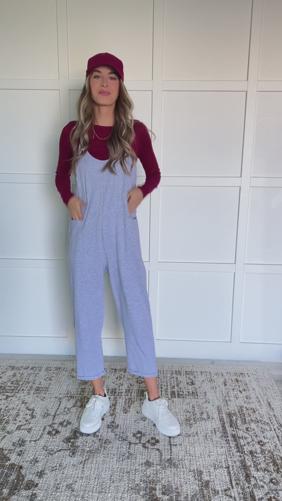 Totally Me Spaghetti Strap Jumpsuit in Heather Grey - 11/13/2024