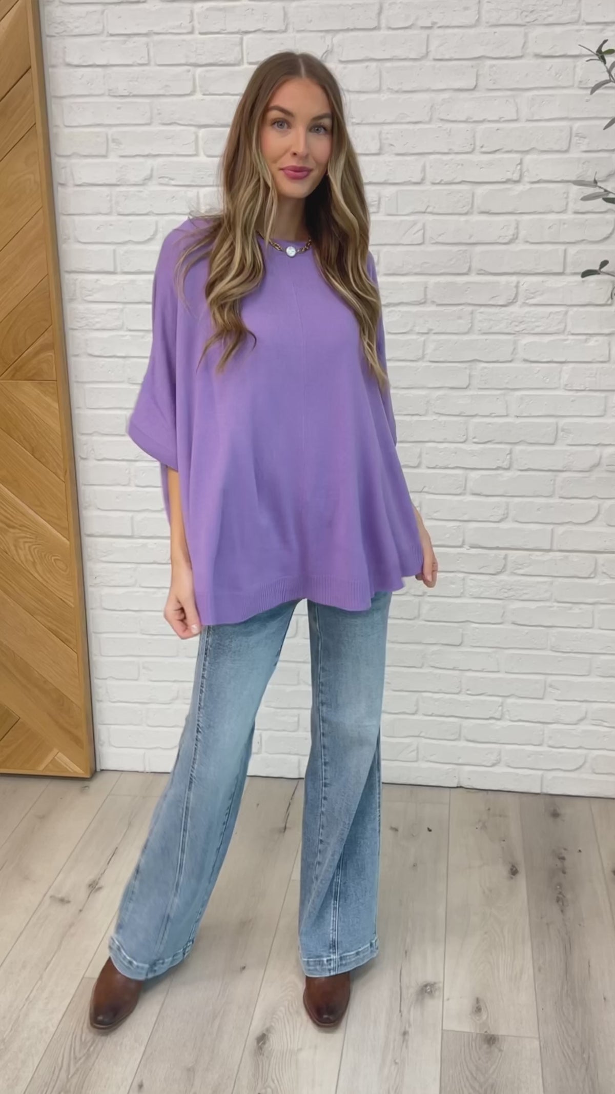 Lilac Whisper Dolman Sleeve Top - 1/23/2025