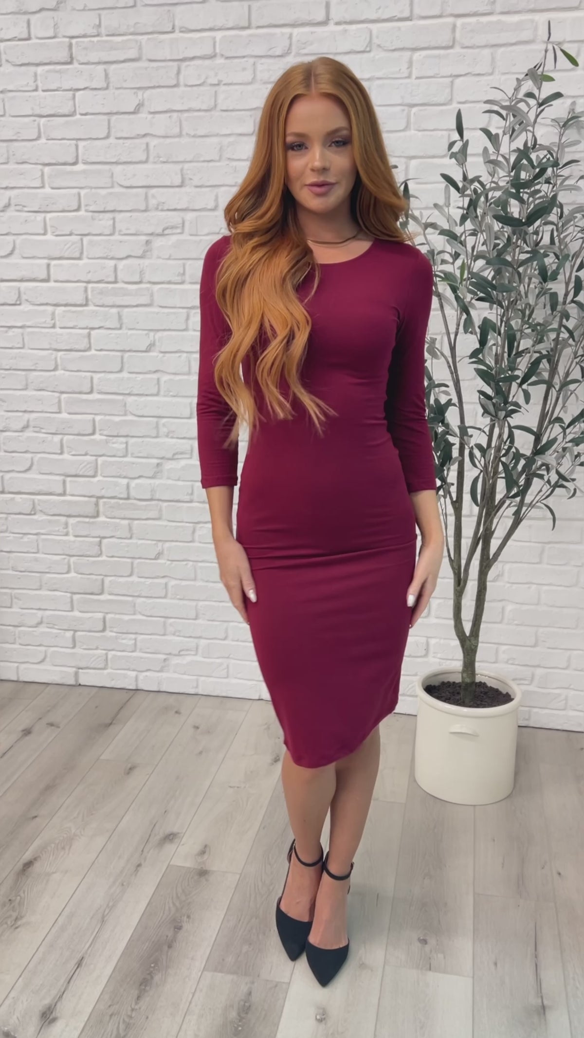 Sure To Fall In Love Bodycon Dress - 11/8/2024