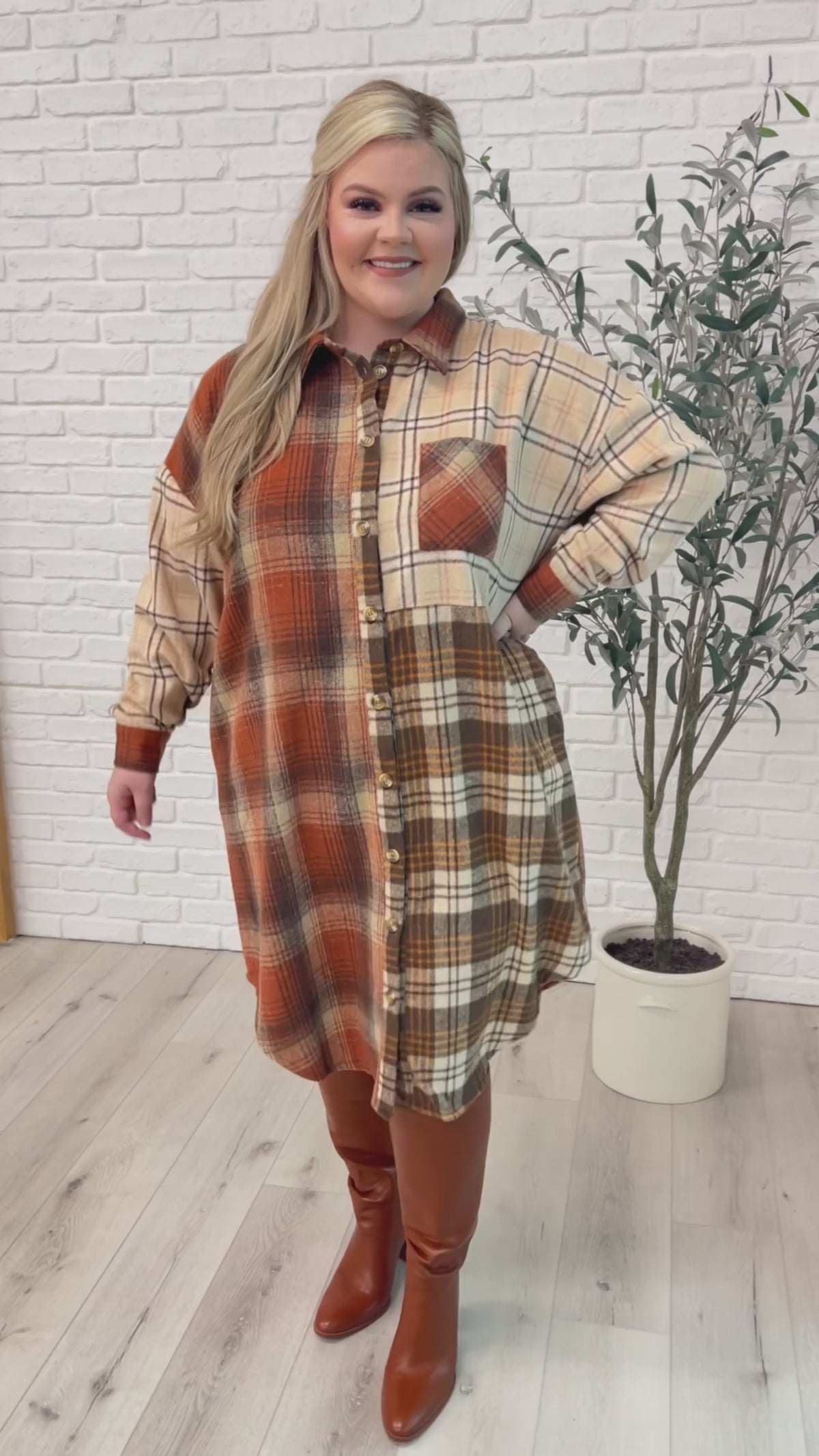 Cabin Fever Flannel Plaid Oversized Shacket - 11/5/2024