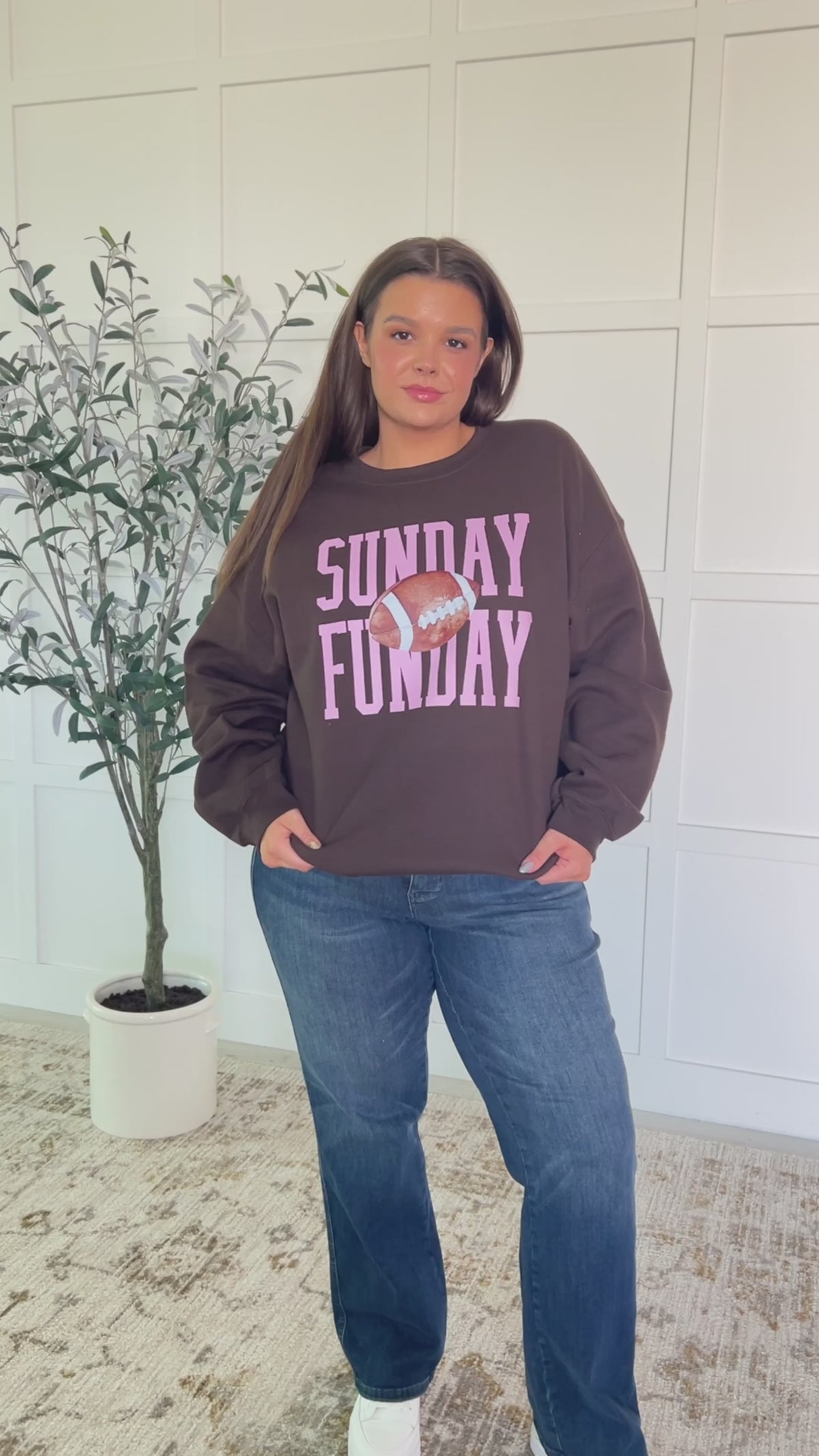 Sunday Funday Graphic Sweatshirt