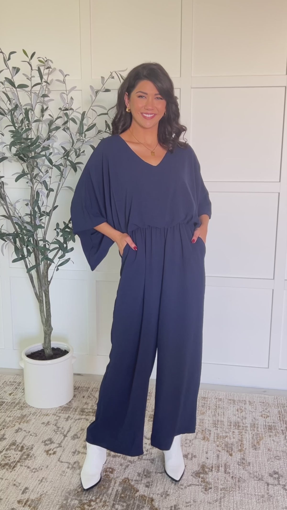 Up to Something Wide Leg Jumpsuit - 10/15/2024