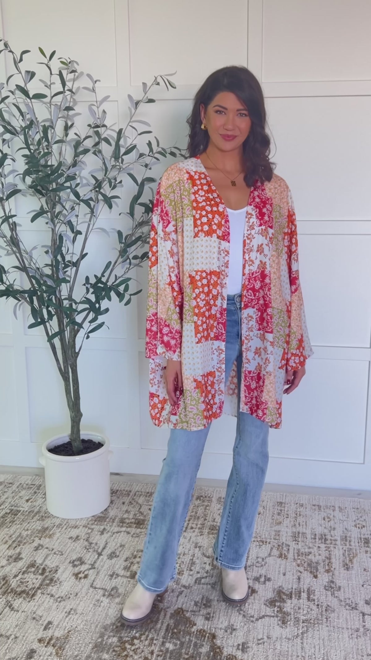 Patchwork of Feelings Mixed Floral Kimono - 10/15/2024