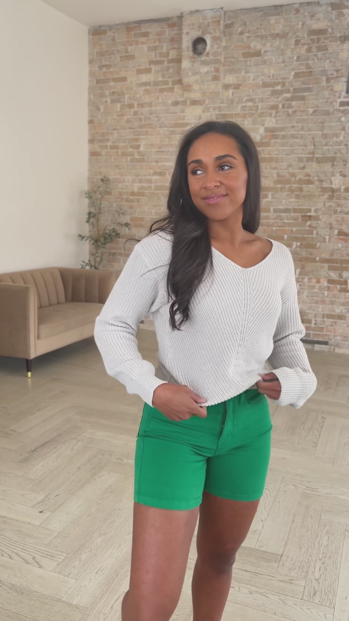 Told You So Ribbed Knit V Neck Sweater - 10/23/2026