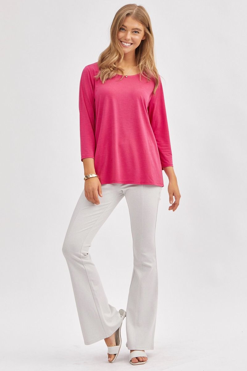 Dear Scarlett Signature Classic Round Neck Top - Summer 25 Capsule