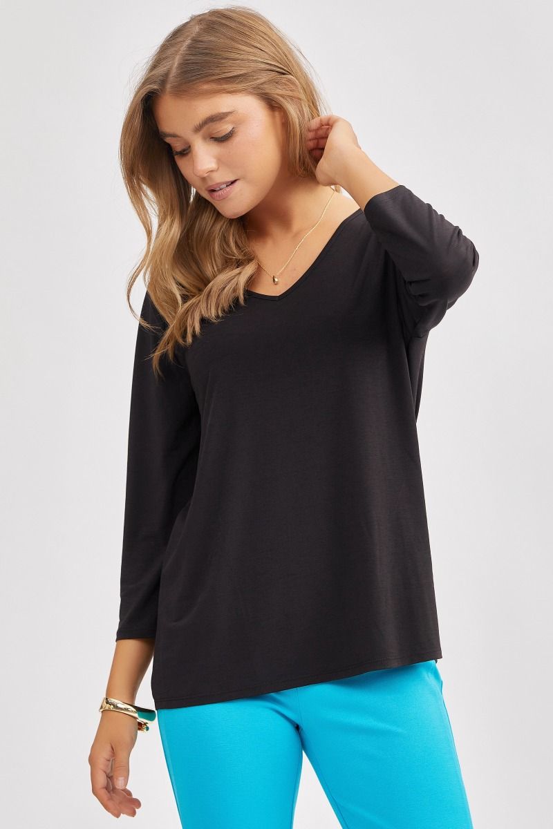 Dear Scarlett Signature Classic V-Neck Top - Summer 25 Capsule