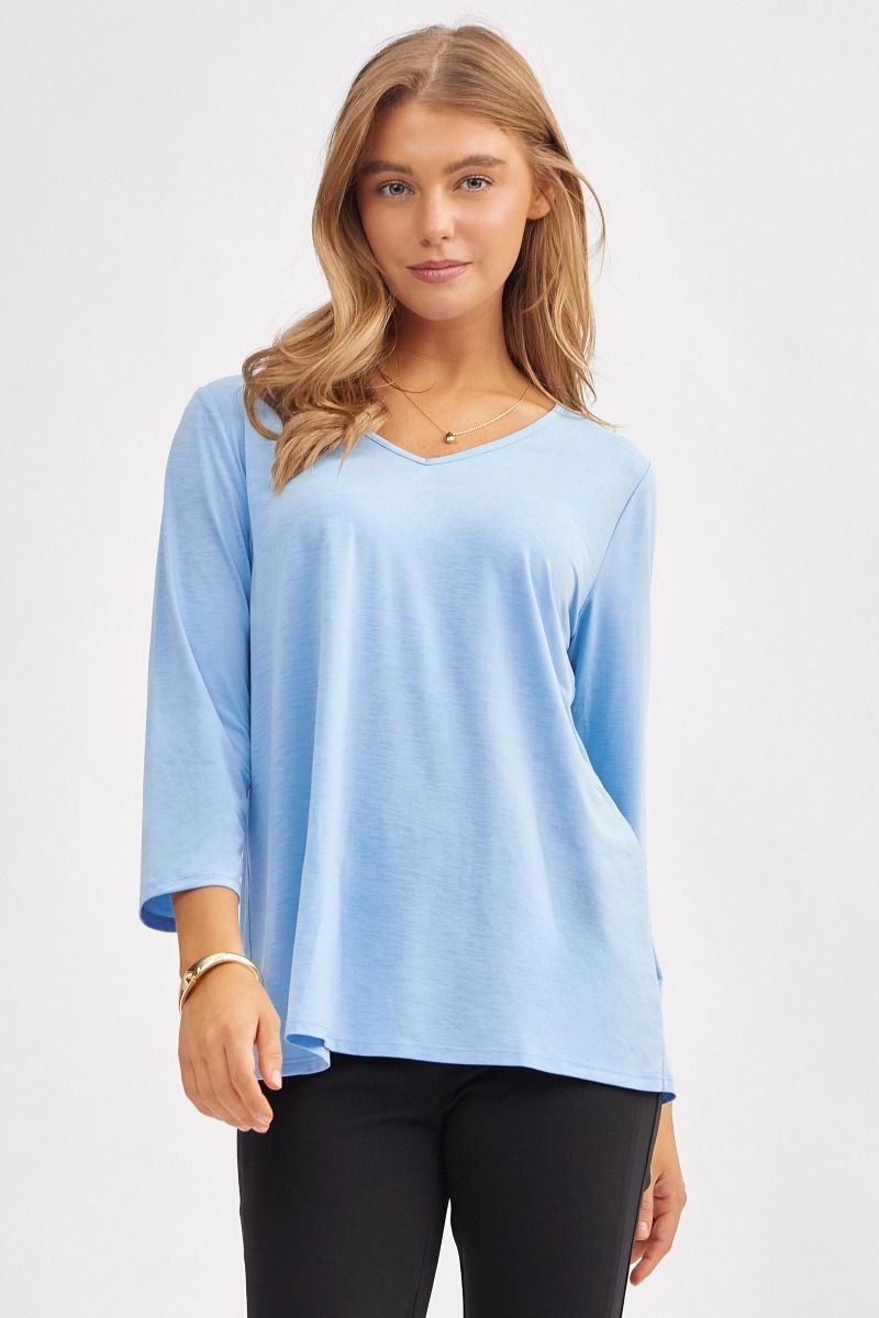 Dear Scarlett Signature Classic V-Neck Top - Summer 25 Capsule