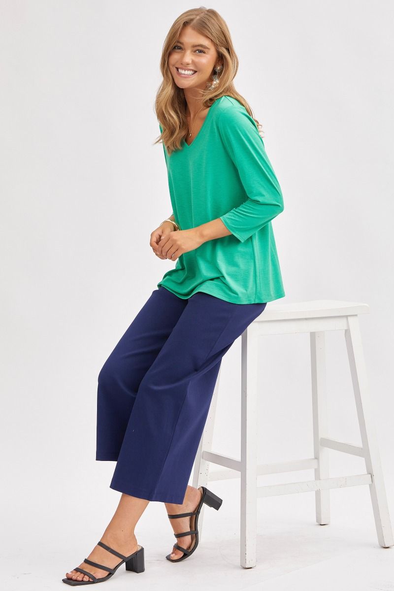 Dear Scarlett Signature Classic V-Neck Top - Summer 25 Capsule