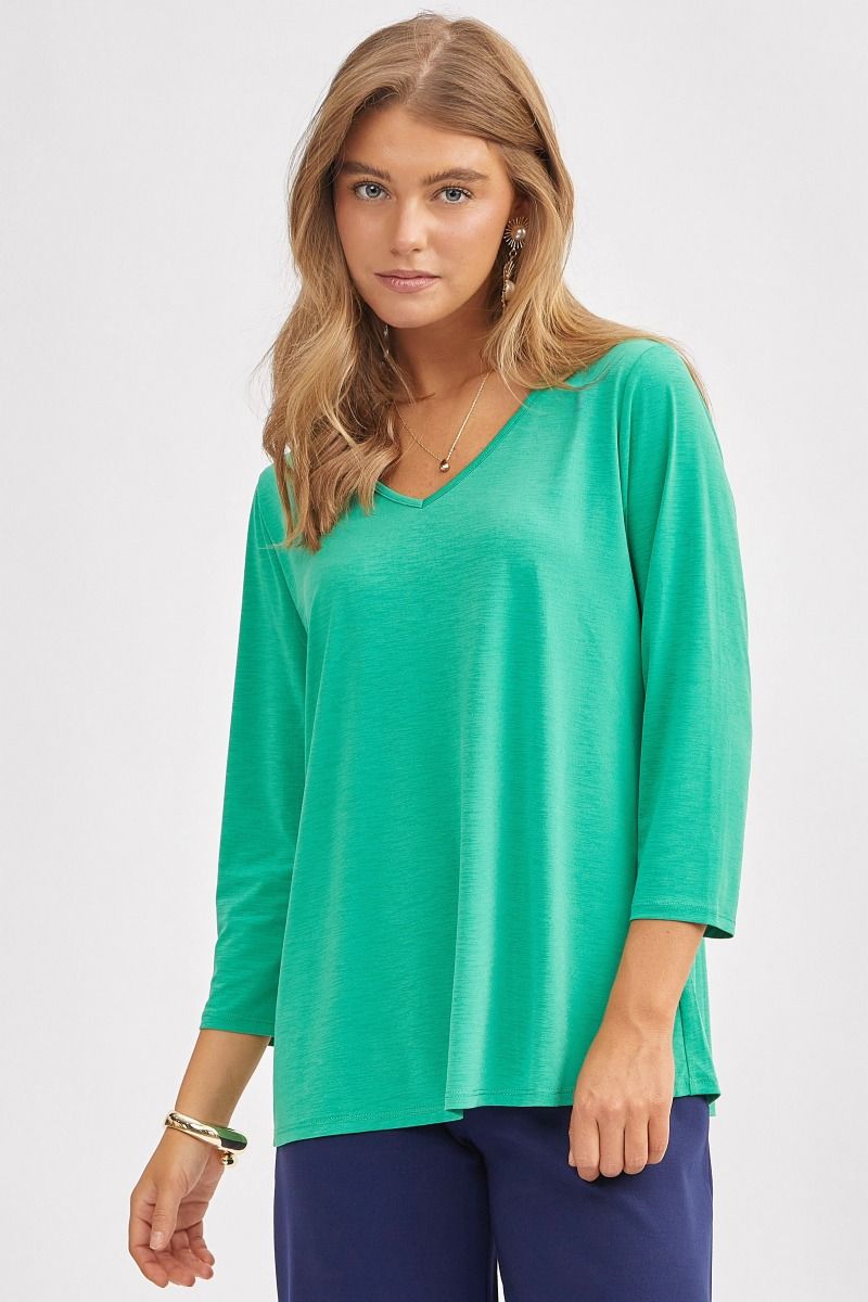 Dear Scarlett Signature Classic V-Neck Top - Summer 25 Capsule