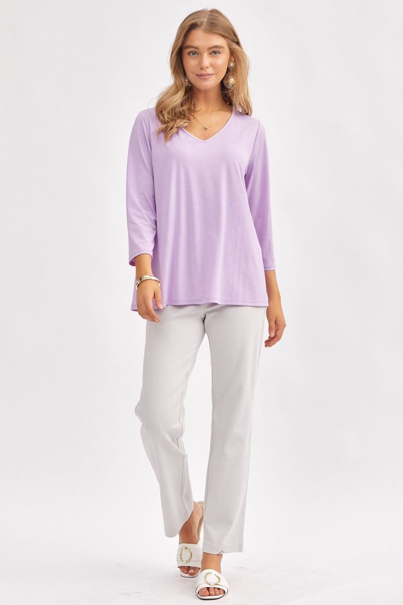 Dear Scarlett Signature Classic V-Neck Top - Summer 25 Capsule