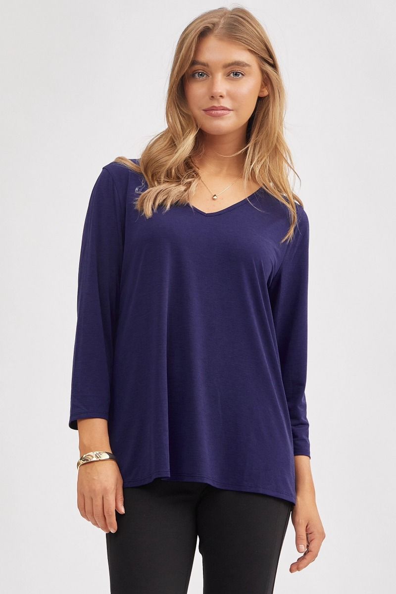 Dear Scarlett Signature Classic V-Neck Top - Summer 25 Capsule