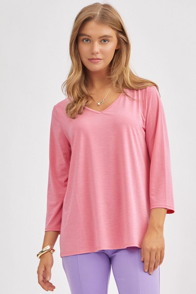 Dear Scarlett Signature Classic V-Neck Top - Summer 25 Capsule