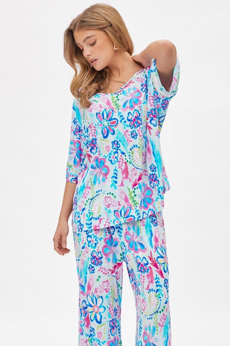 Dear Scarlett Cabana Set in Aqua - Summer 25 Capsule