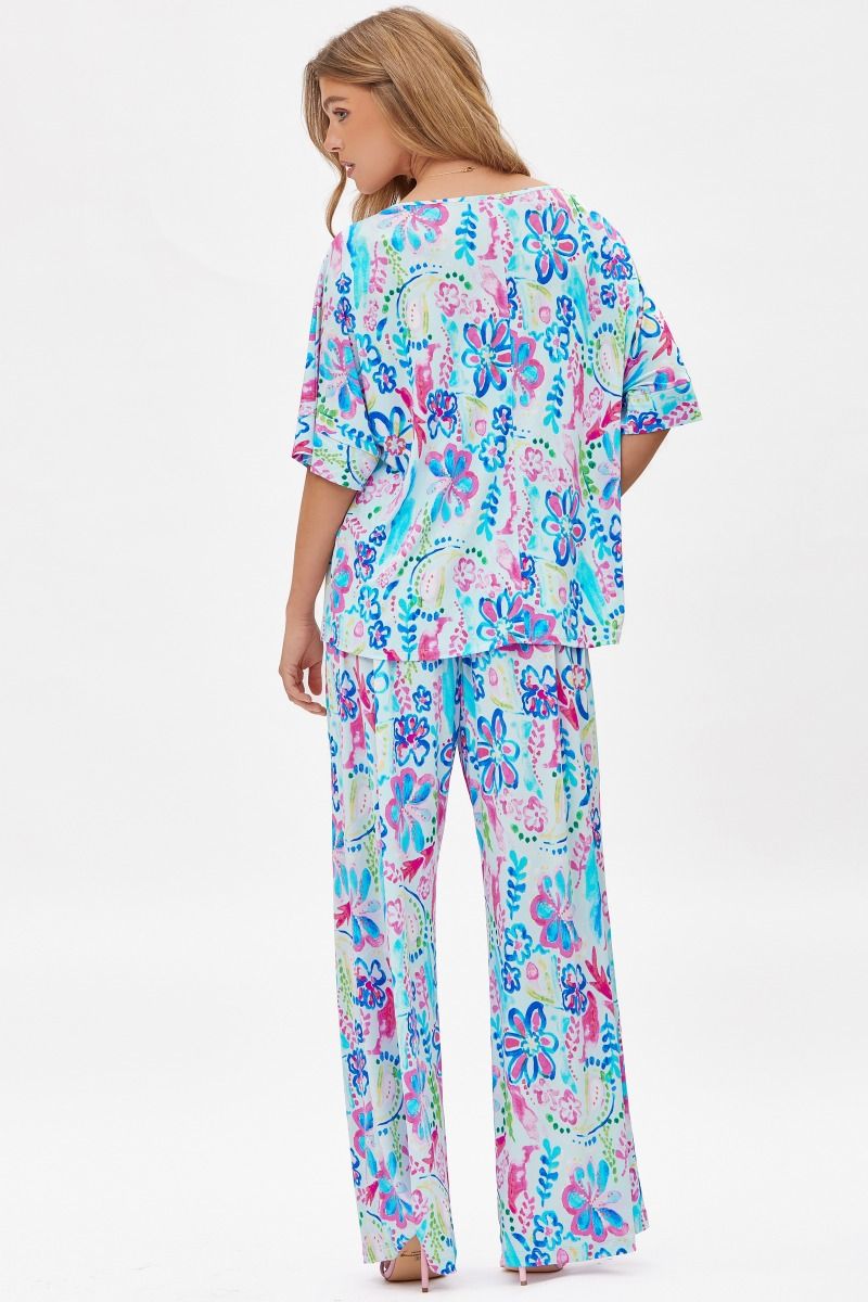 Dear Scarlett Cabana Set in Aqua - Summer 25 Capsule