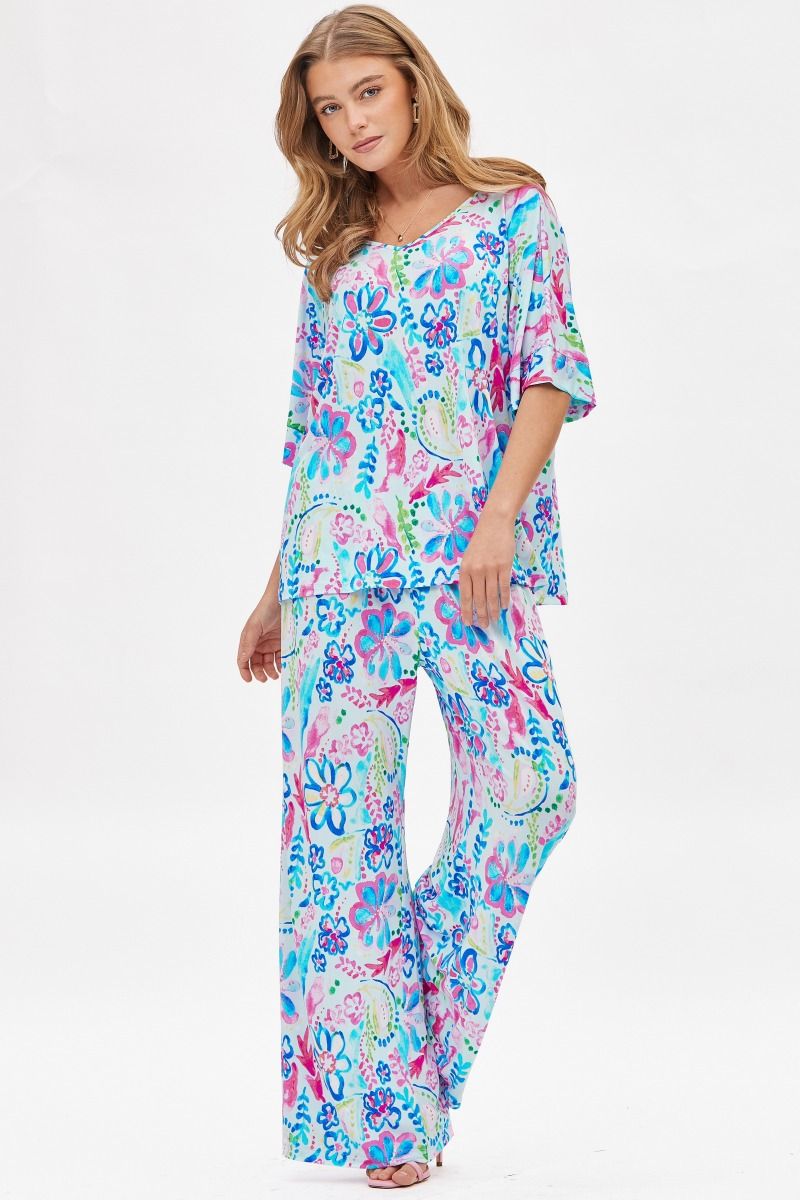 Dear Scarlett Cabana Set in Aqua - Summer 25 Capsule
