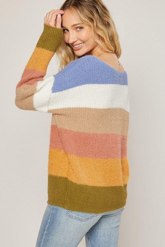 Side Swipe Off Shoulder Sweater - 8/19/2025