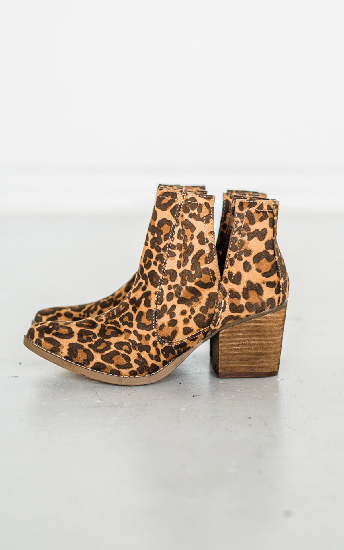 Not Rated Tarim Booties in Leopard - Rural Haze