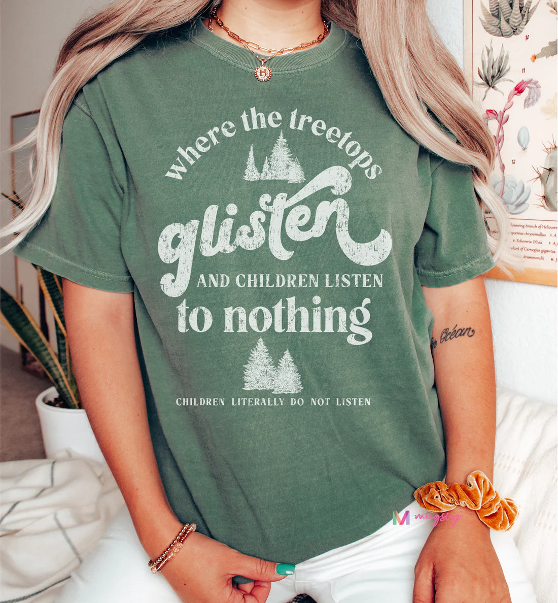 PREORDER: Where the Treetops Glisten Graphic Tee in Two Colors