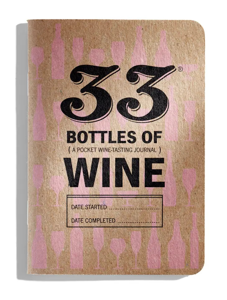 33 Bottles of Wine Tasting Notebook - RTS