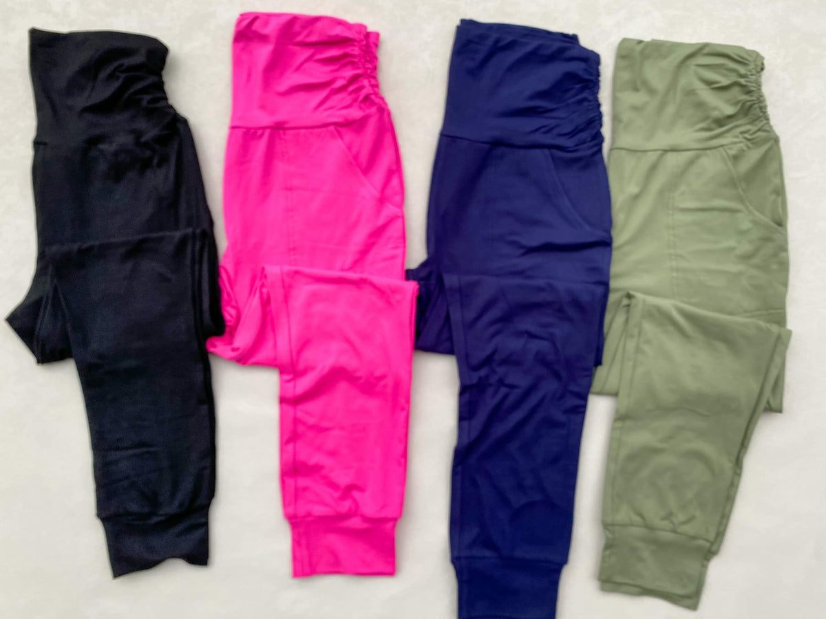 Haley Ruched Waist Legging in Four Colors - RTS