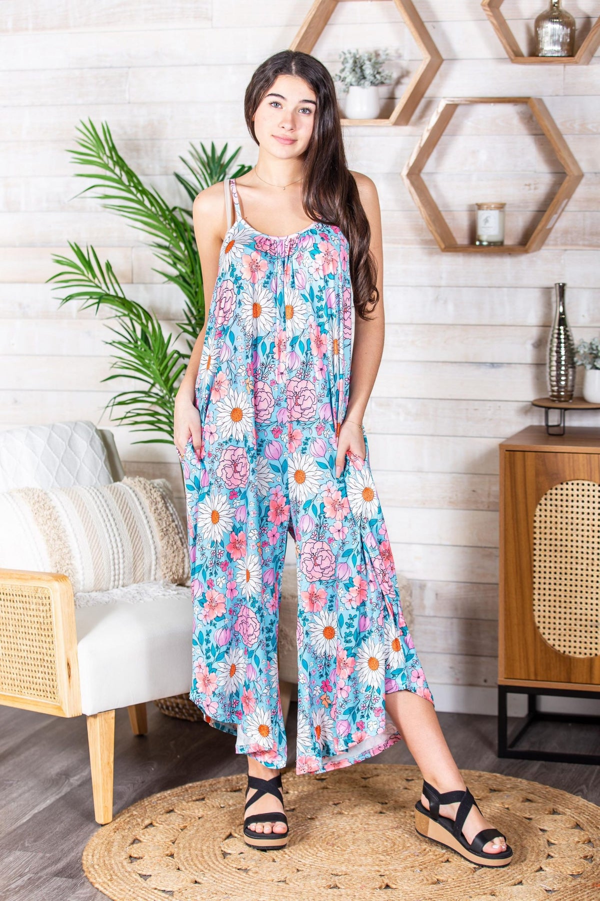 Relaxed Fit Jumpsuit in Assorted Prints - RTS