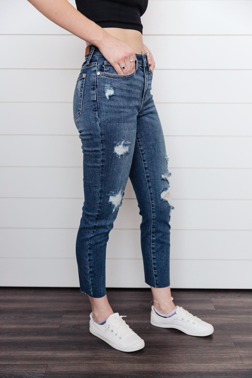 Vintage Indigo Cropped Skinny Jeans - 8/31/2021