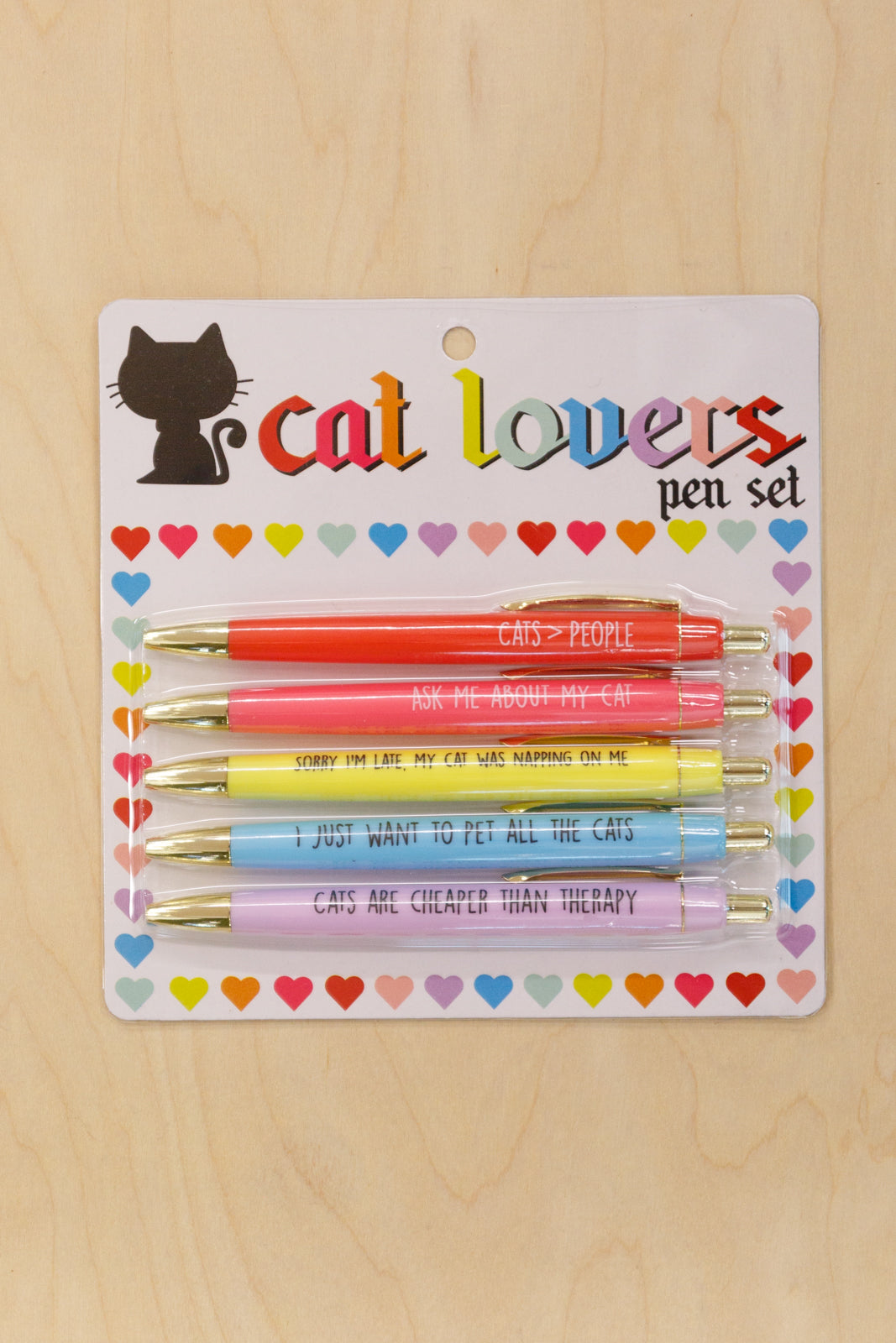 Cat Lovers Pen Set - 11/28/2022