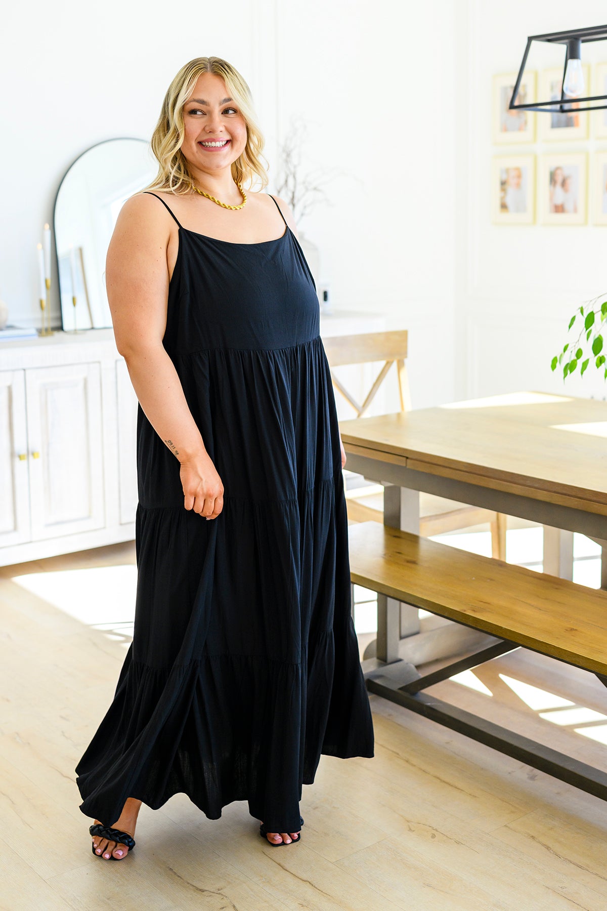 Classically Cool Tiered Maxi Dress - 3/10/2023