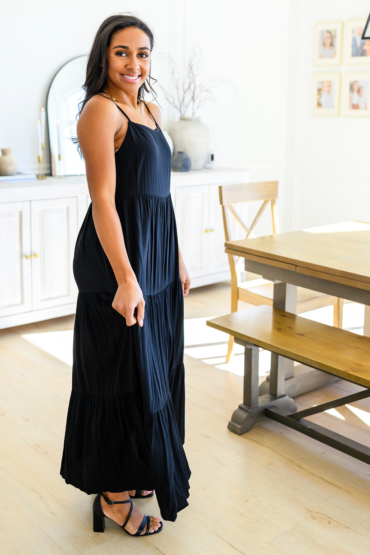 Classically Cool Tiered Maxi Dress - 3/10/2023