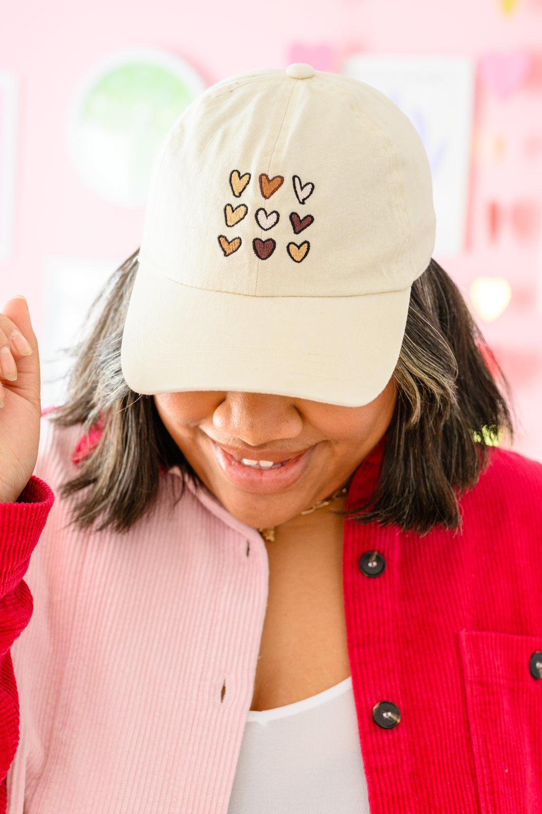 Crush On You Embroidery Heart Cap - 1/17/2023