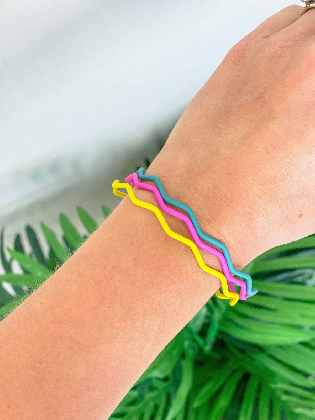PREORDER: Wave Bangle Set in Two Colors