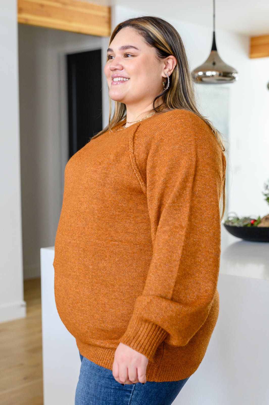 In Warm Arms Sweater in Rust - 1/5/2023